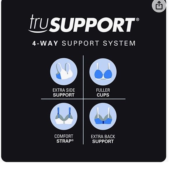 PLAYTEX 18 HOUR ULTIMATE SHOULDER COMFORT 36DD BRA NATURAL BEIGE NIP - Picture 5 of 6